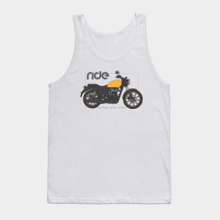 Ride meteor fireball yellow Tank Top